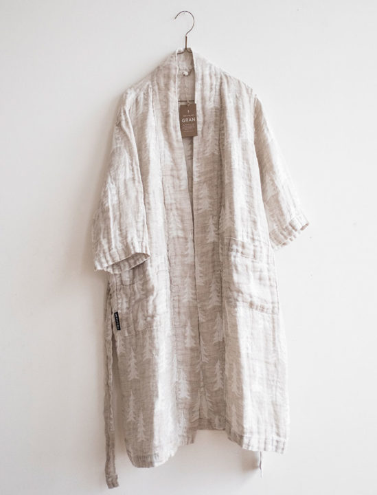 Lightweight Linen Robe from the Gran Collection (Sand) - Fine Little Day