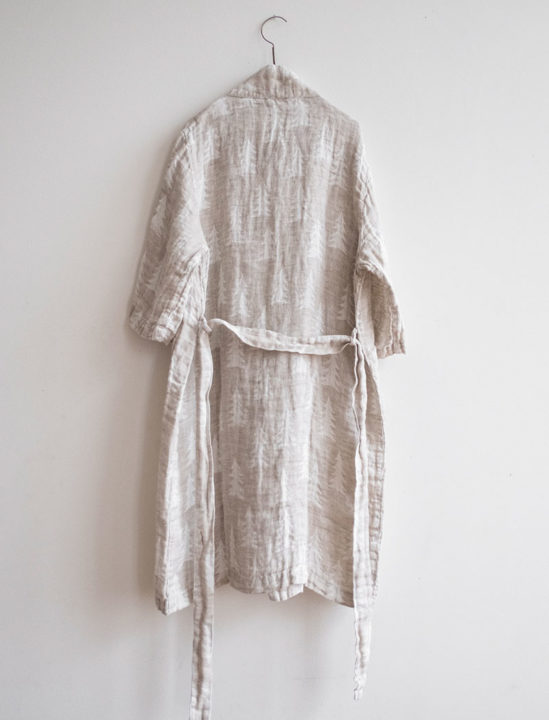 Lightweight Linen Robe from the Gran Collection (Sand) - Fine Little Day
