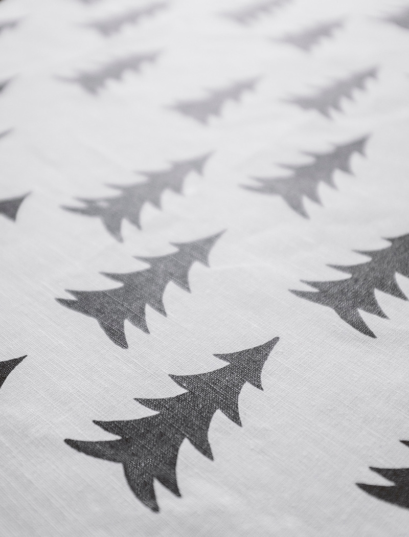 GRAN COATED COTTON FABRIC SAMPLE, BLACK