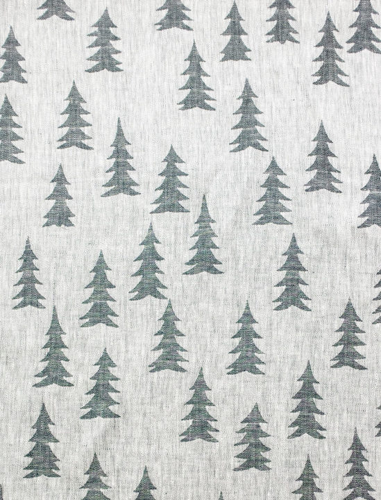 GRAN LINEN FABRIC, DARK GREEN - Fine Little Day