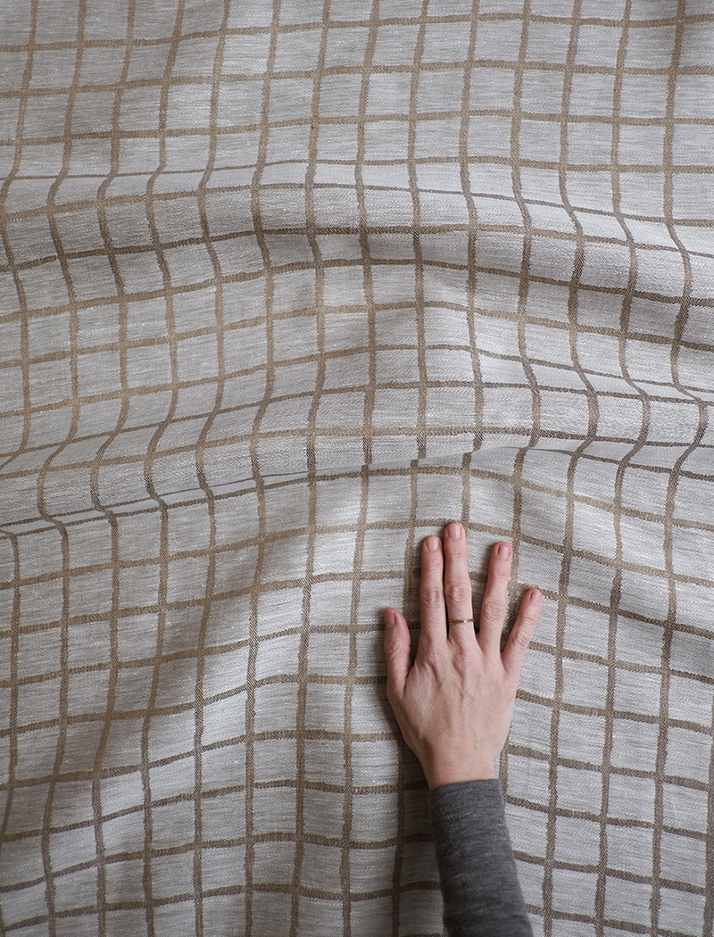 RUTIG FABRIC, BROWN
