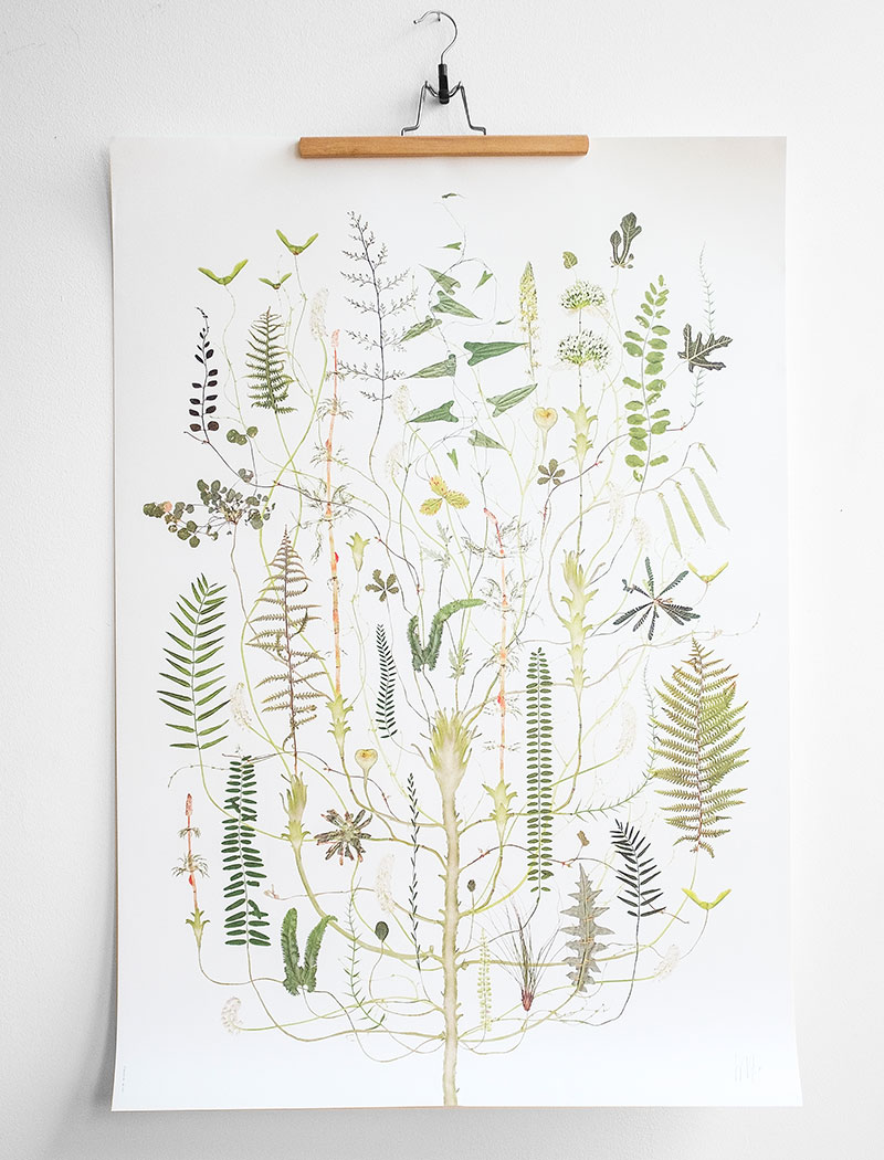 GREEN FLORA POSTER