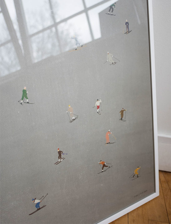 SKIERS POSTER - Fine Little Day