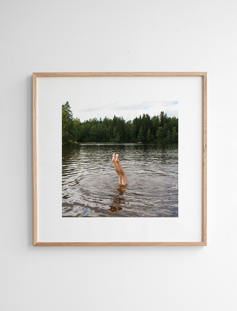 Swim Poster 50×50 cm
