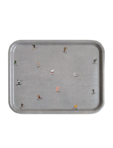 SKIERS LARGE TRAY