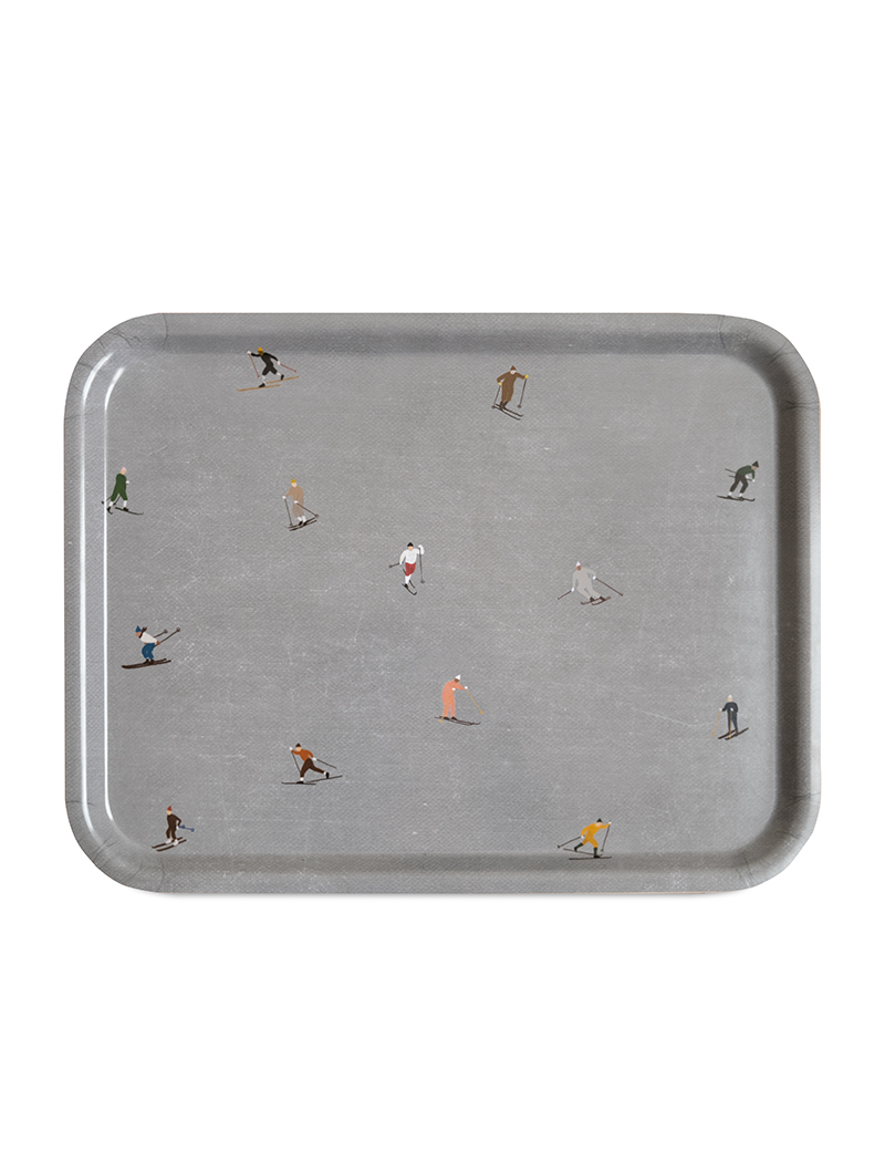 SKIERS LARGE TRAY