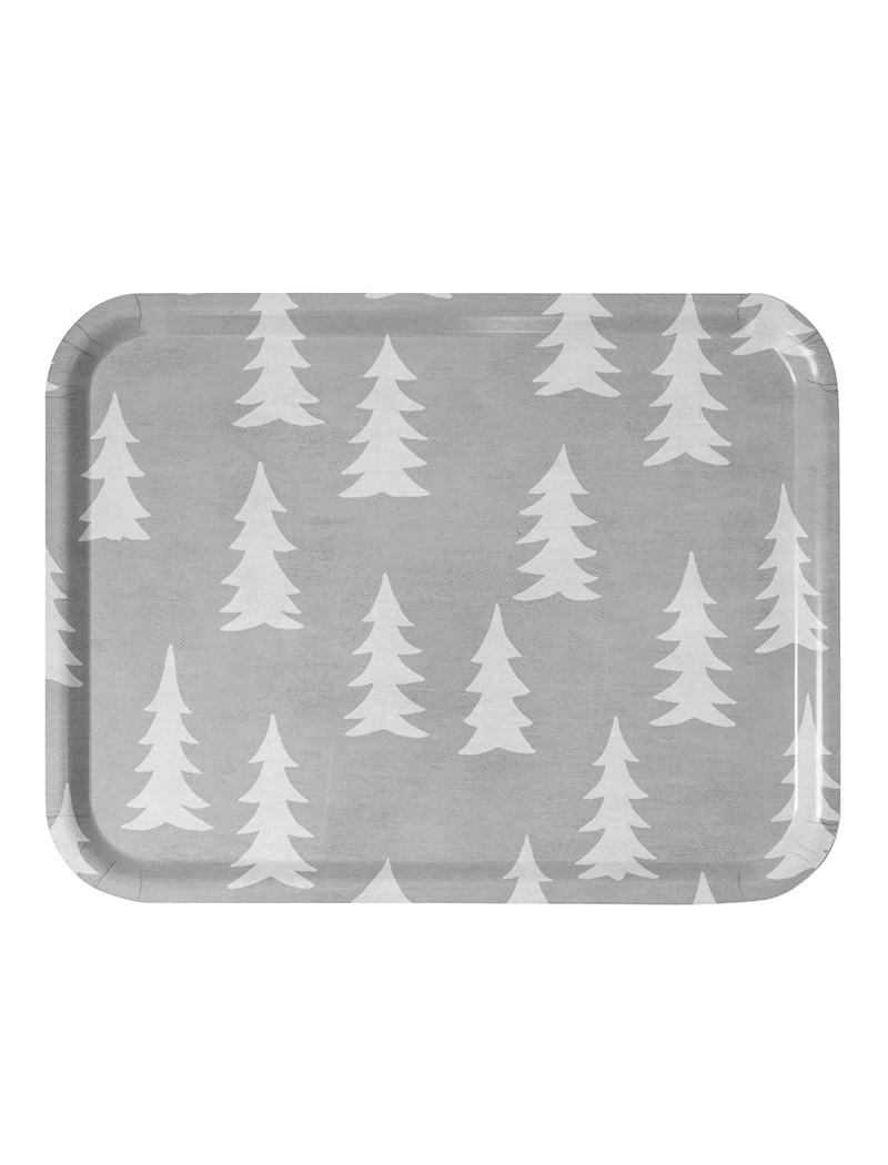 GRAN LARGE TRAY, GREY/WHITE
