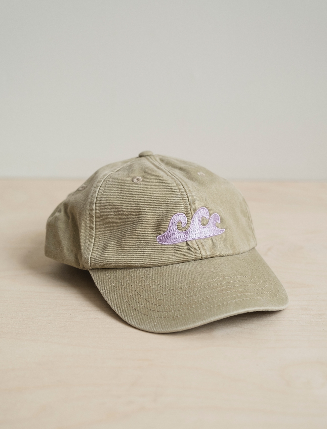 WAVE CAP, WASHED Beige/lilac
