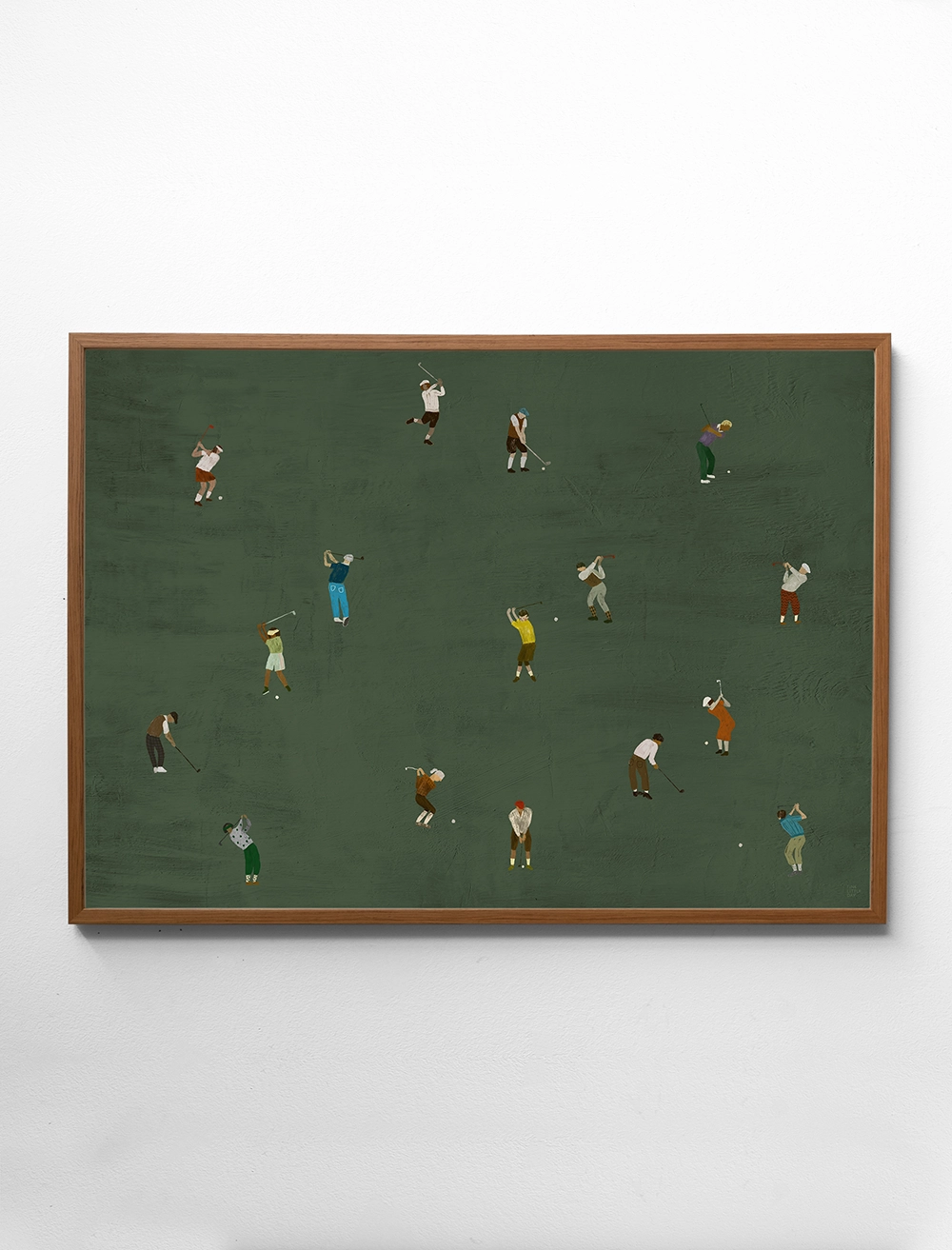 GOLFERS POSTER 50×70 cm