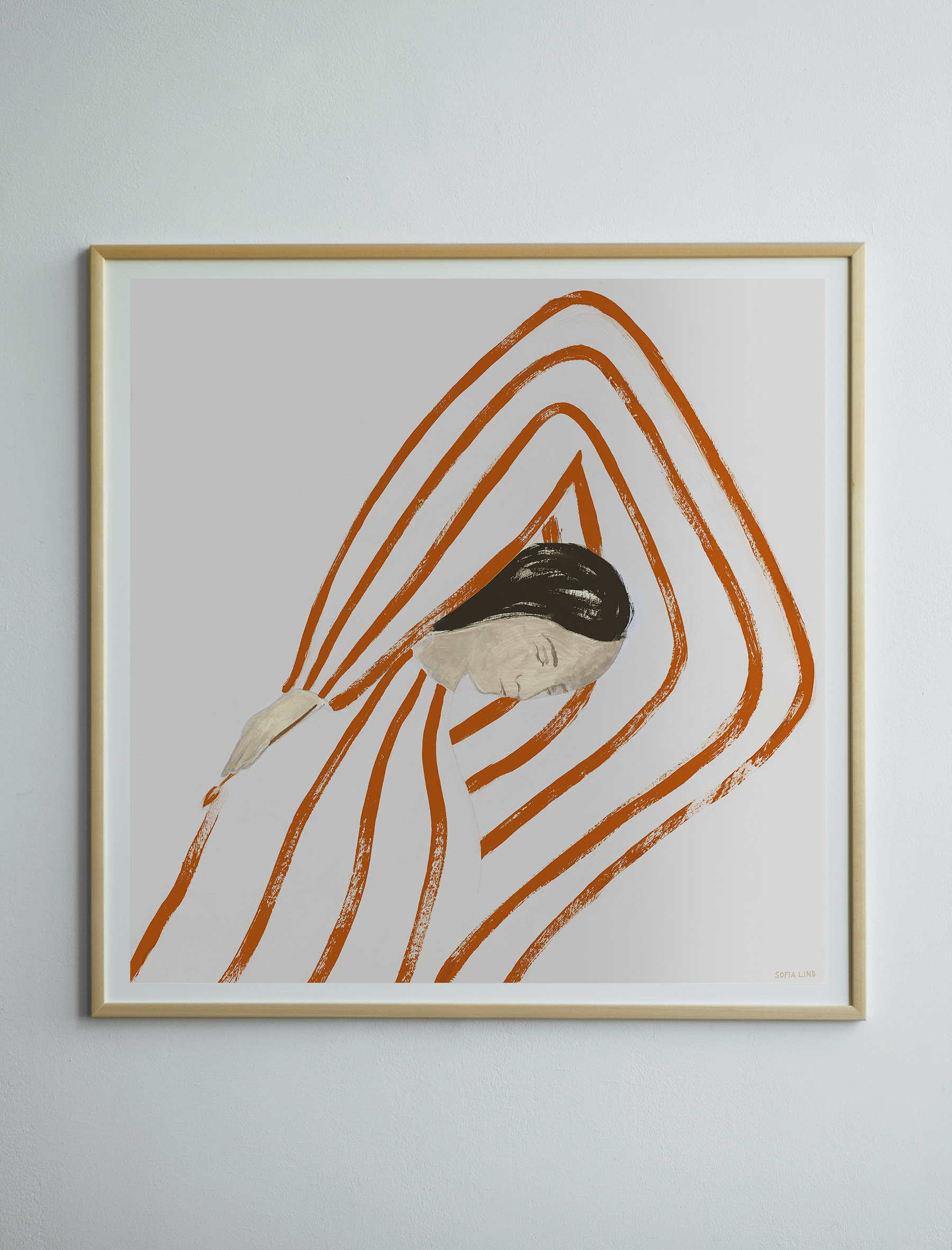 OWN STROKES POSTER 70×70 cm