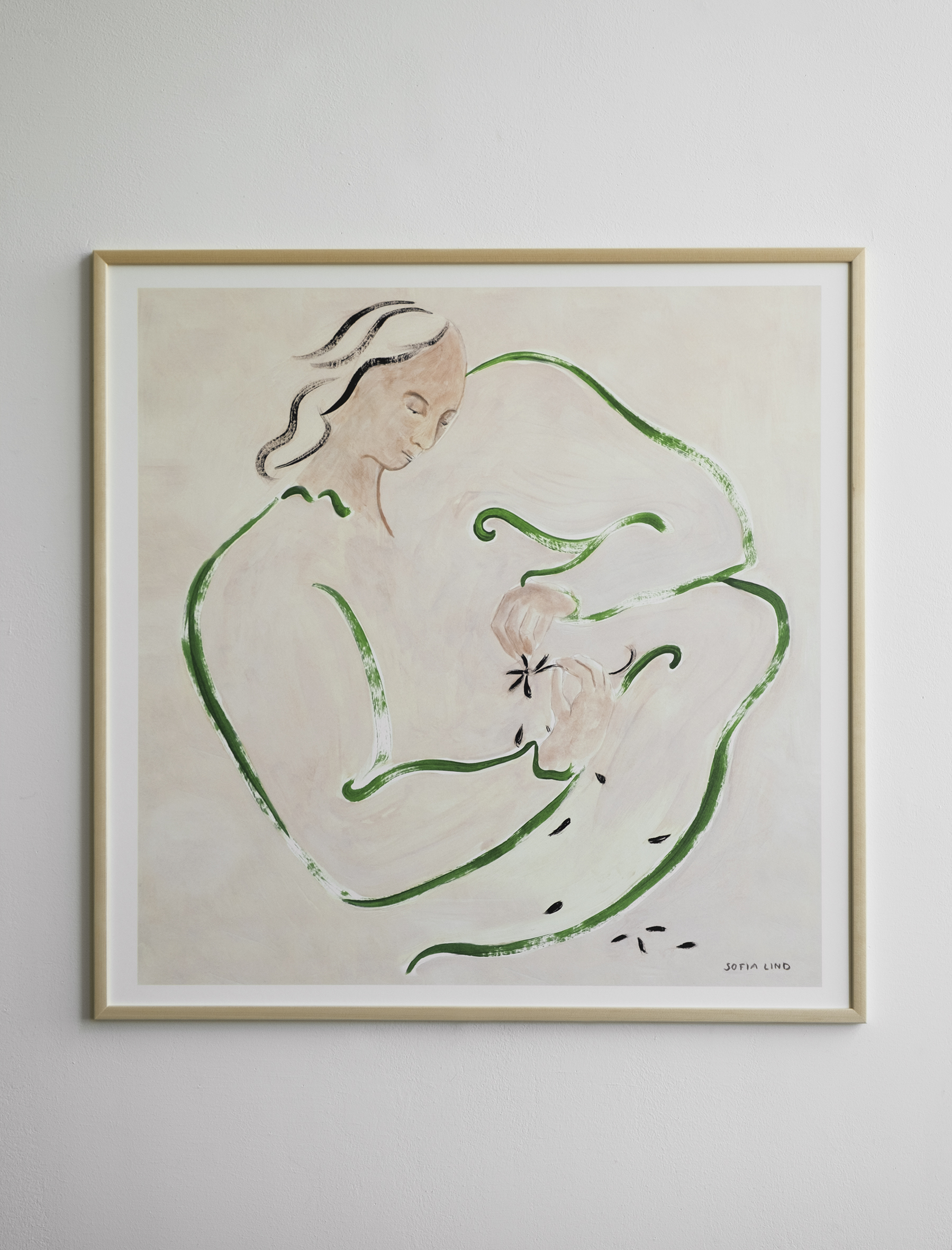 LOVE ME NOT POSTER 70×70 cm