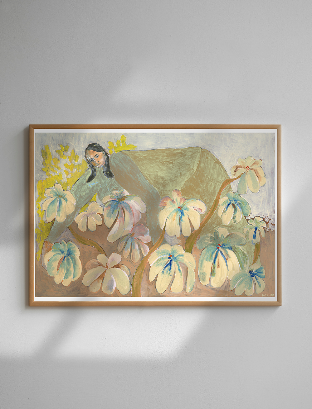 ROSE GARDEN POSTER 50×70 cm