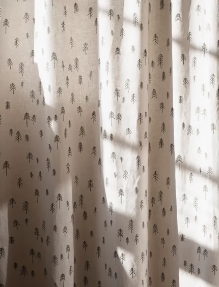 TALL LINEN CURTAIN