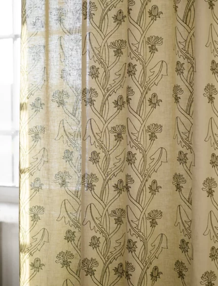MASKROS LINEN CURTAIN