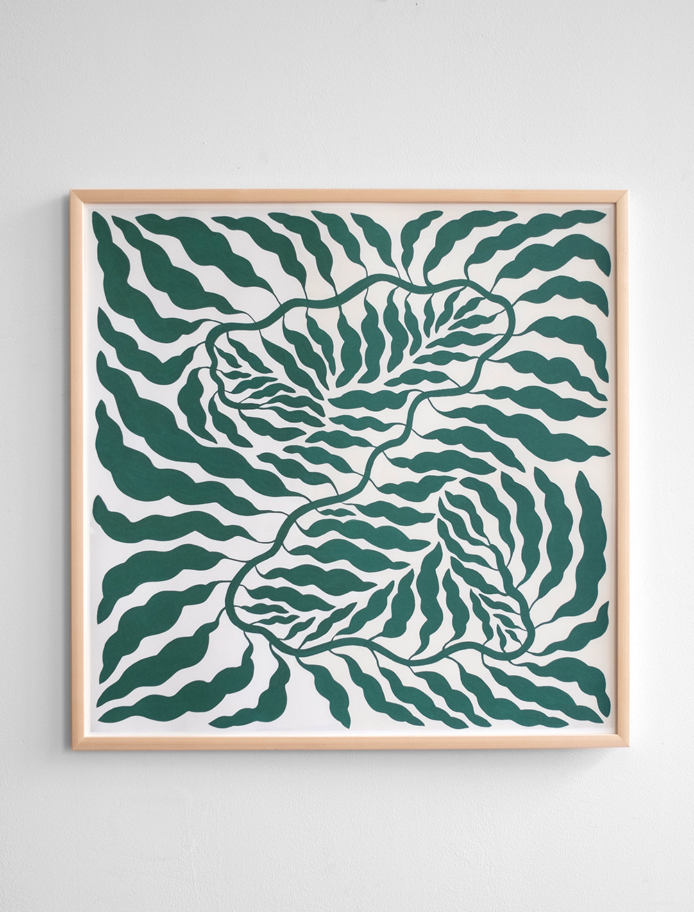 GREEN POSTER 70×70 cm