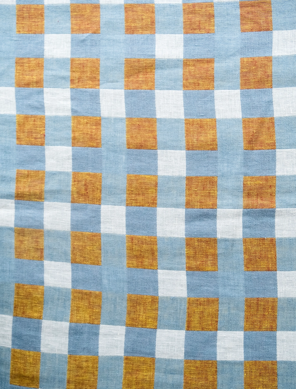 RUTAN DOUBLE WOVEN LINEN FABRIC SAMPLE, OAT