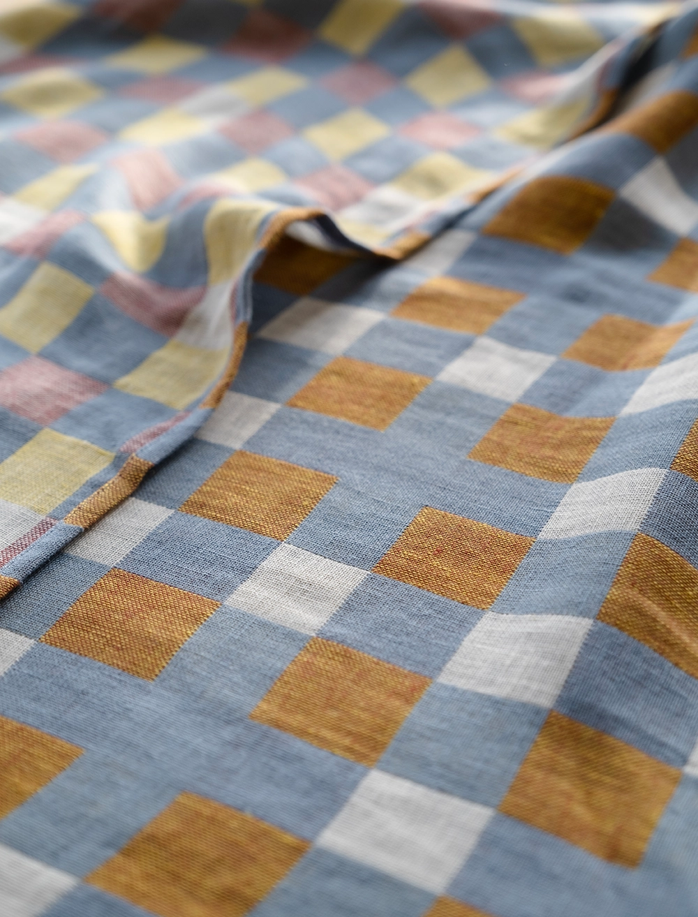 RUTAN DOUBLE WOVEN LINEN FABRIC, OAT