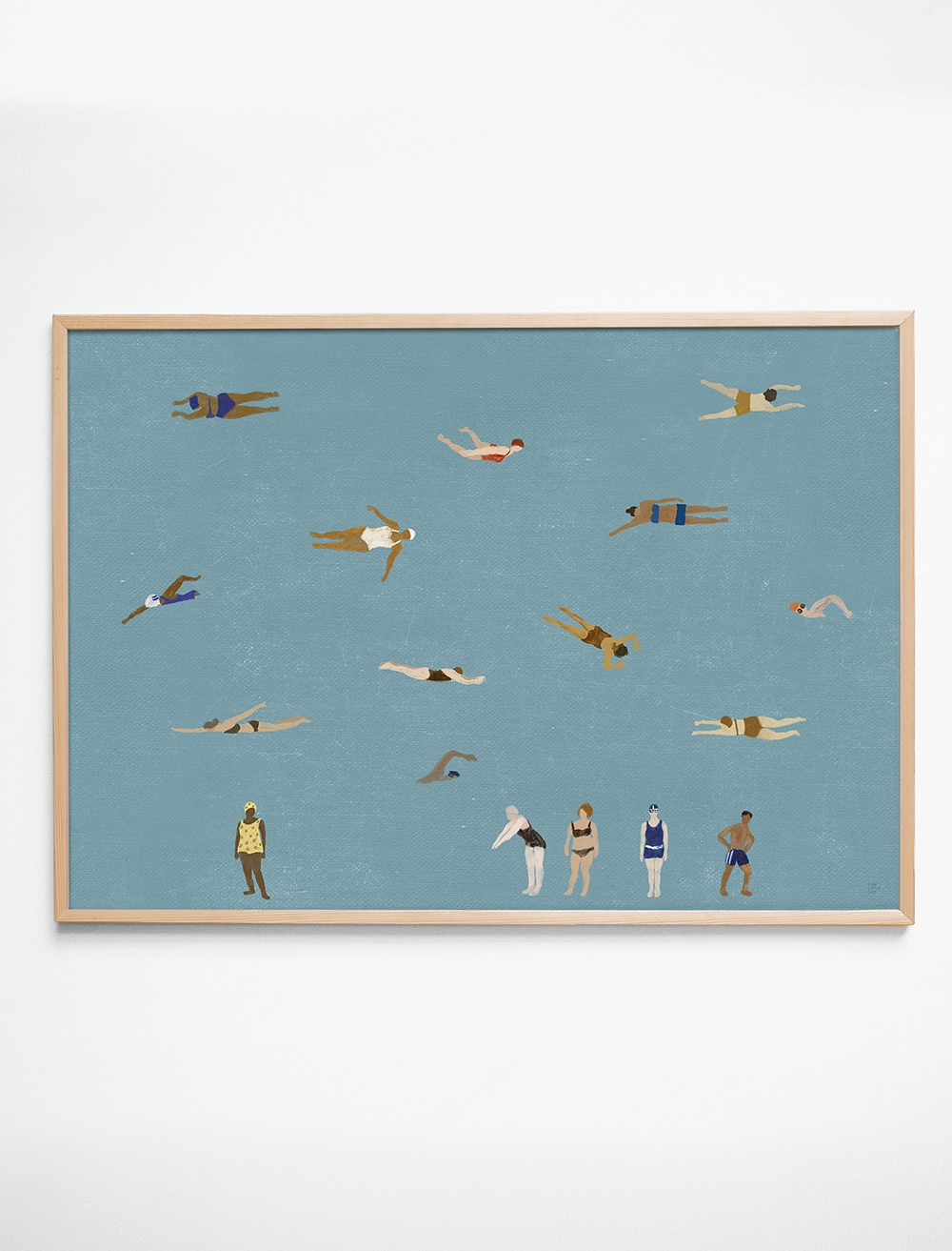 SWIMMERS POSTER 70×100 cm