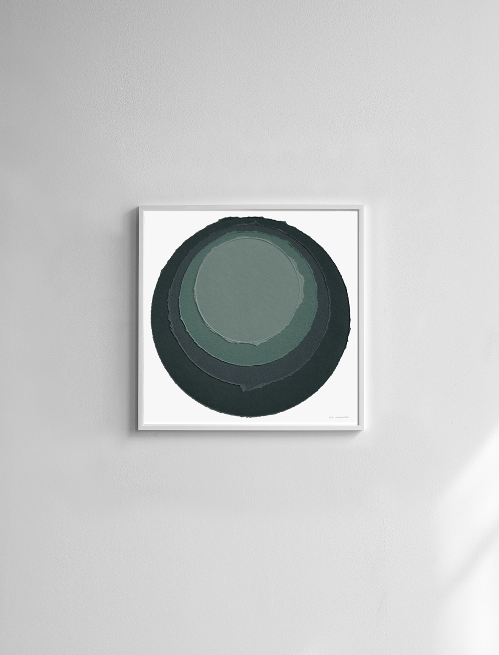 GREEN SPHERE POSTER 50×50 cm