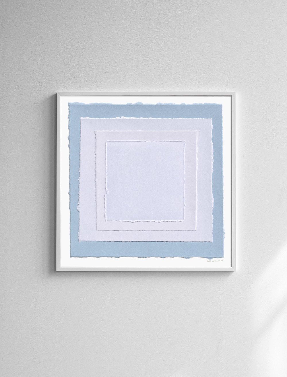 LIGHT BLUES POSTER 70×70 cm