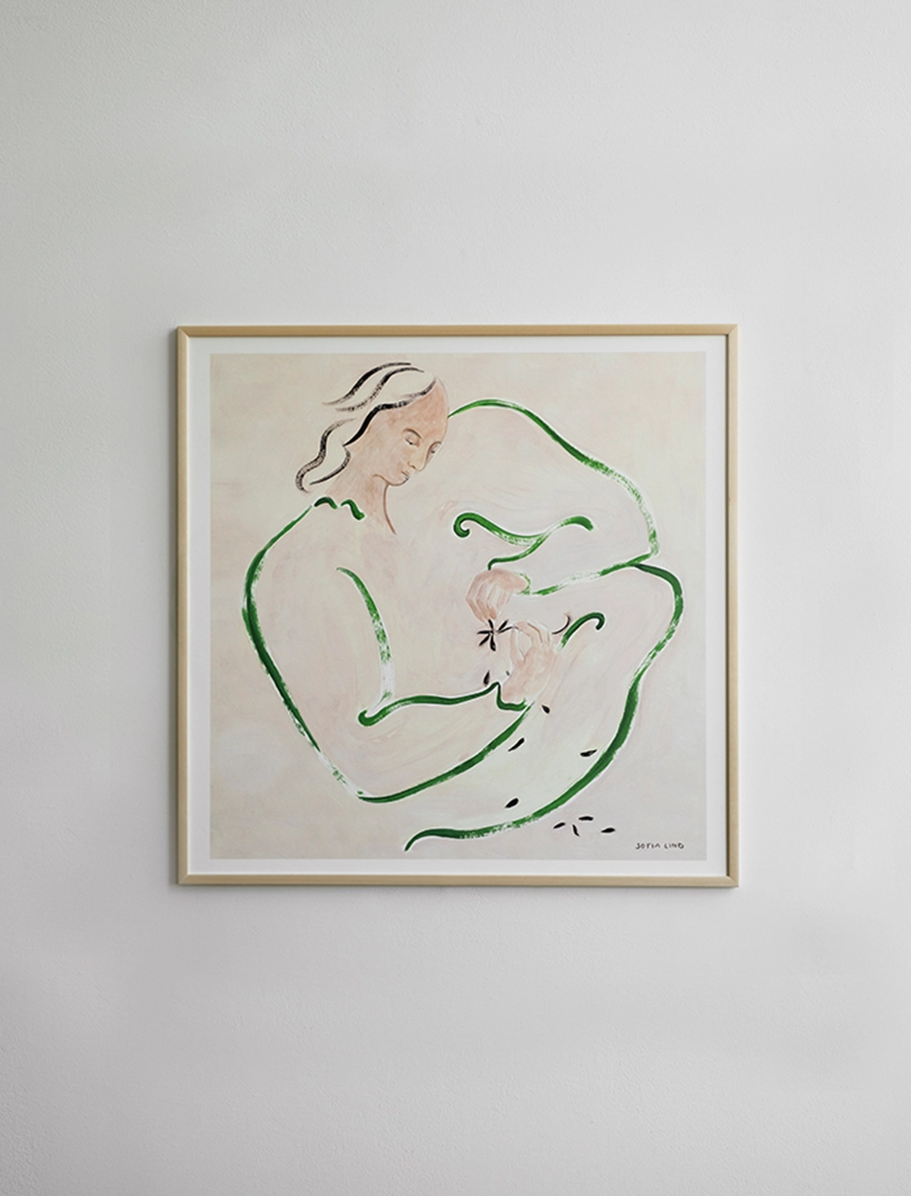 LOVE ME NOT POSTER 50×50 cm
