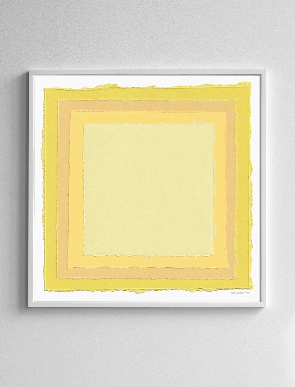 TURNER&apos;S YELLOW POSTER 100x100 cm