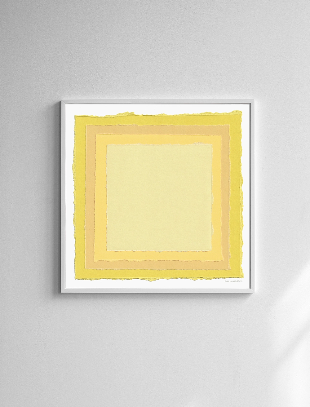 TURNER&apos;S YELLOW POSTER 70×70 cm