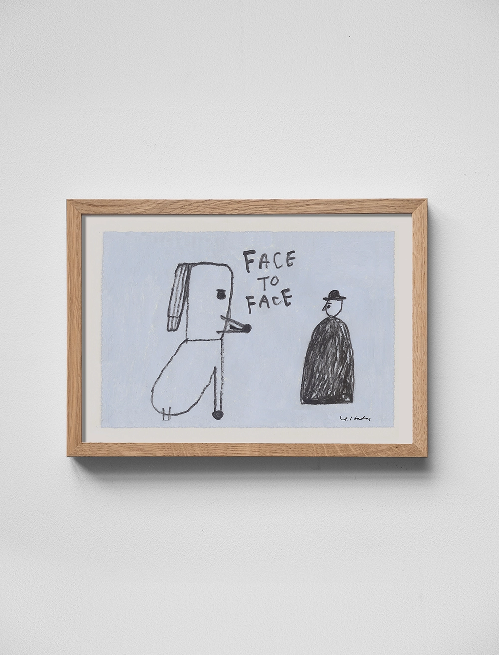 FACE TO FACE POSTER 21x30 cm