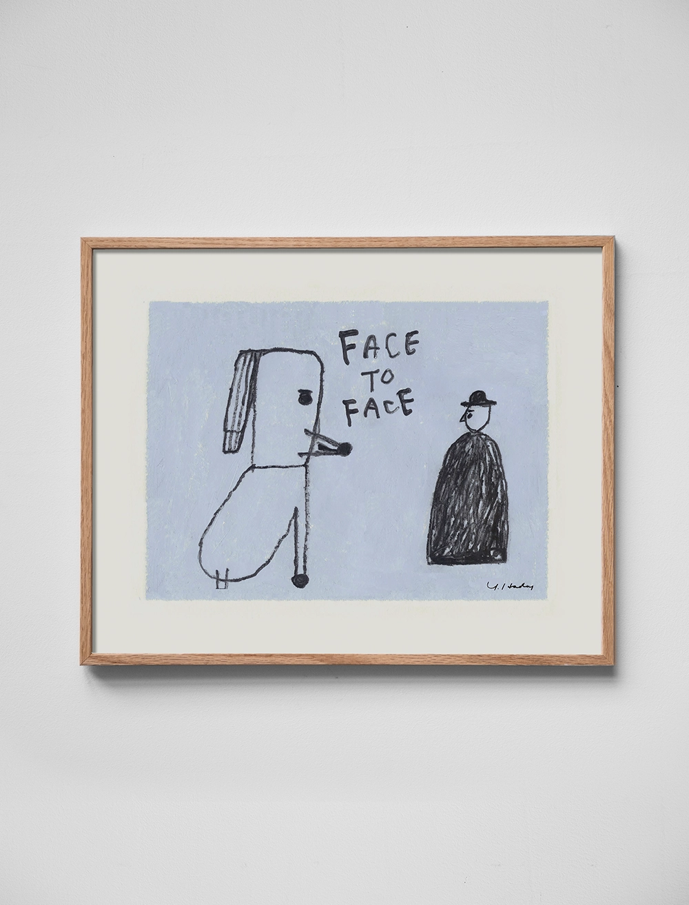 FACE TO FACE POSTER 40x50 cm