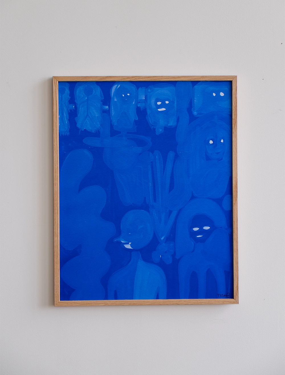 BLUE POSTER 40x50 cm